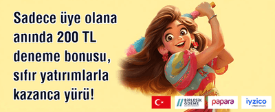 Hoş Geldin Paketi %100 Bonus promotion banner